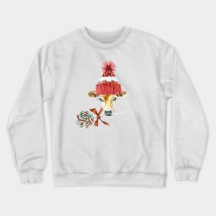 Christmas Cow Crewneck Sweatshirt